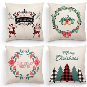 COPY - Christmas Throw Pillow Covers 18 x 18 Inches